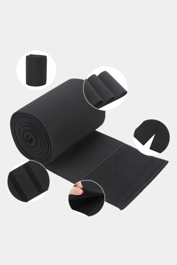 NBB Siyah Unisex İnceltici Zayıflatıcı Sarma Bel Korsesi