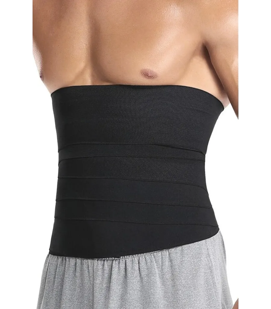 NBB Siyah Unisex İnceltici Zayıflatıcı Sarma Bel Korsesi