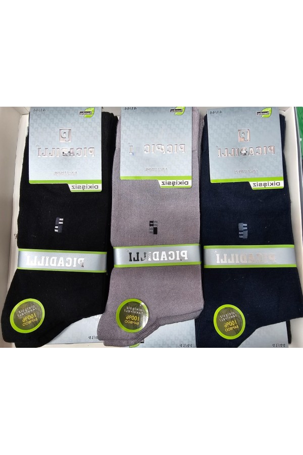 Pıcadıllı Erkek Bambu Dikişsiz Çorap PCLE117