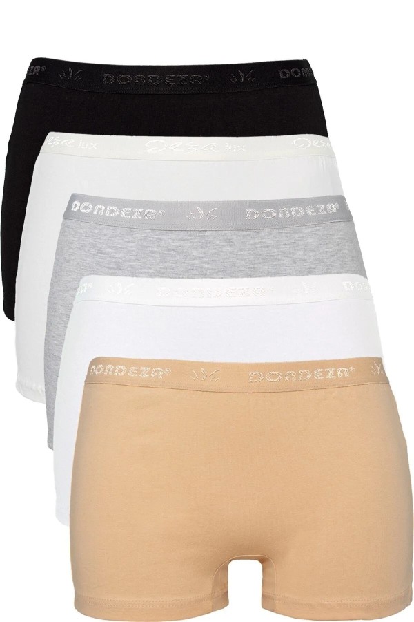 Dezalüx Düz Kadın Boxer