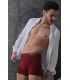 Elit Zümrüt Erkek Pamuklu Likralı Boxer Bordo