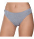 Gümüş 6001 Kadın Ribana Düz Biye Bikini Gri