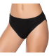 Gümüş 6001 Kadın Ribana Düz Biye Bikini Siyah