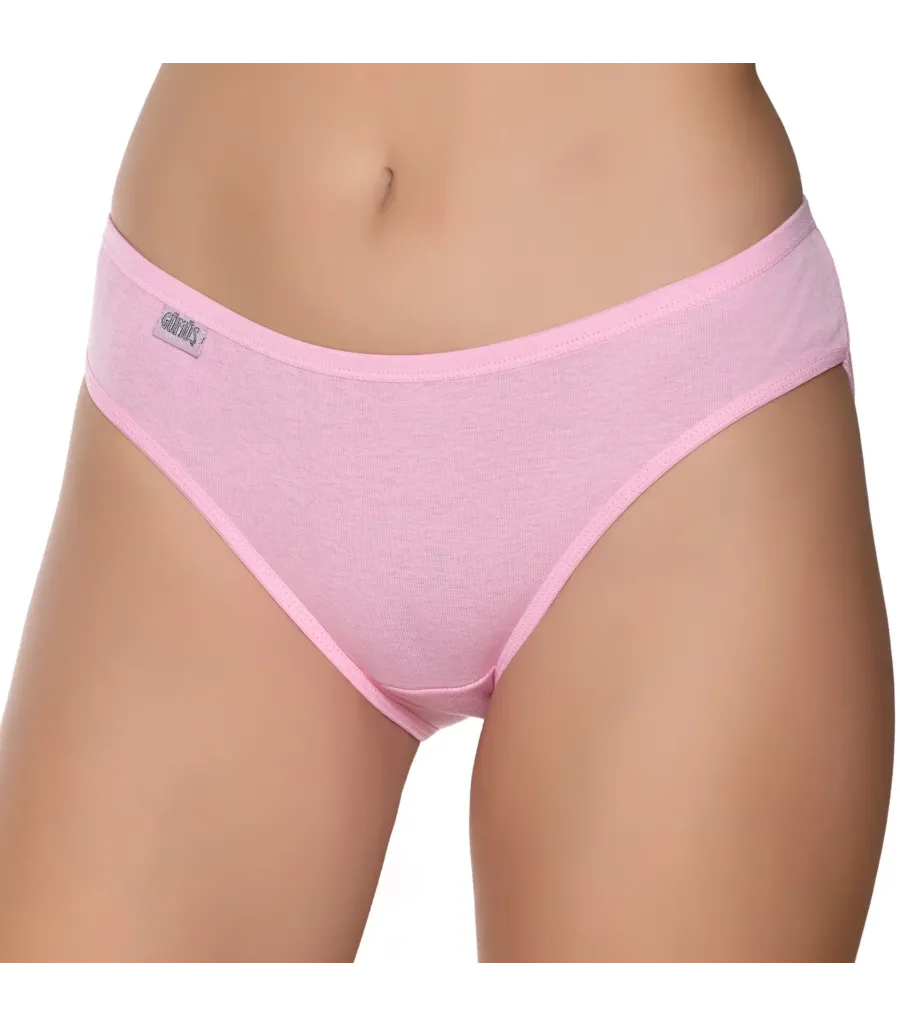 Gümüş 6001 Kadın Ribana Düz Biye Bikini Pembe