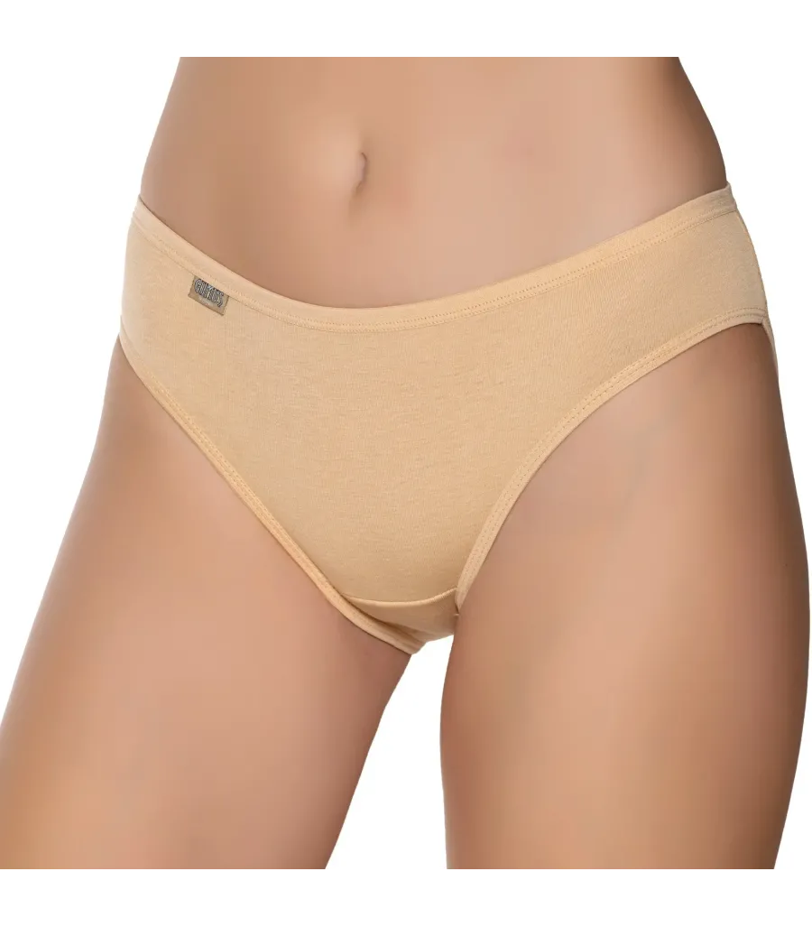 Gümüş 6001 Kadın Ribana Düz Biye Bikini Ten
