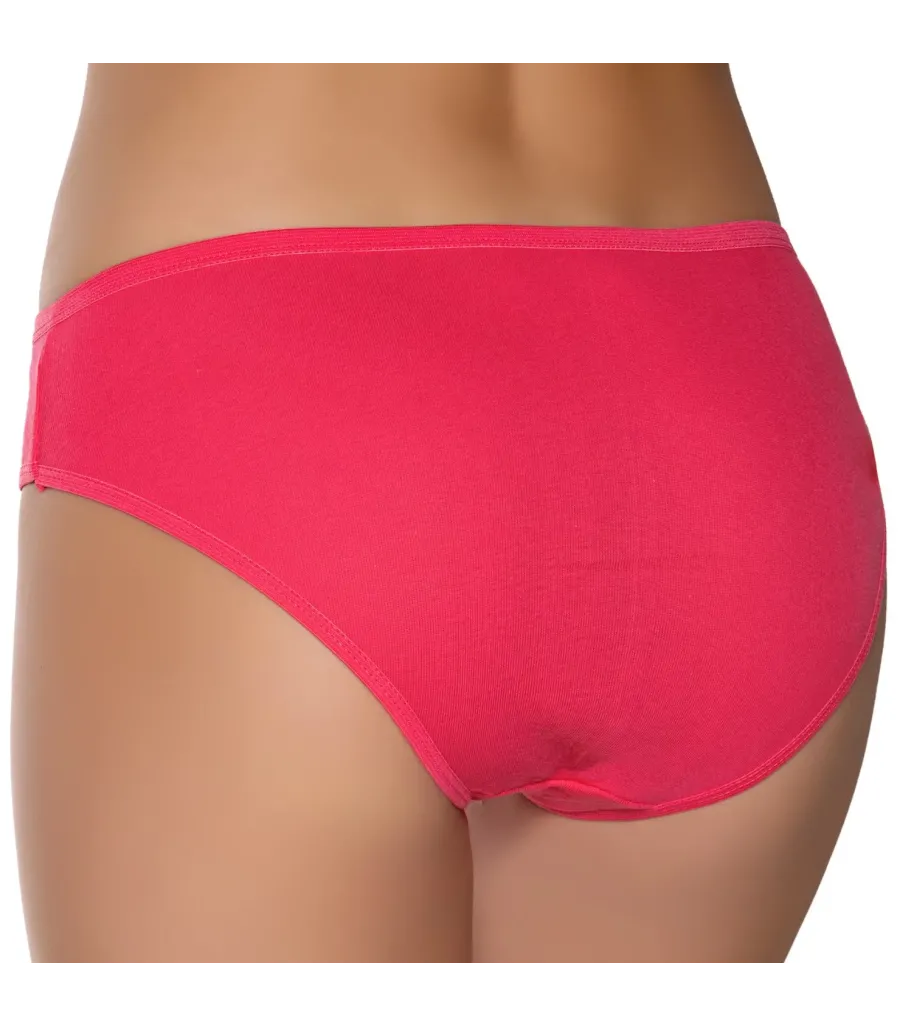 Gümüş 6001 Kadın Ribana Düz Biye Bikini Nar Çiçeği