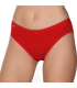 Gümüş 6001 Kadın Ribana Düz Biye Bikini Kırmızı