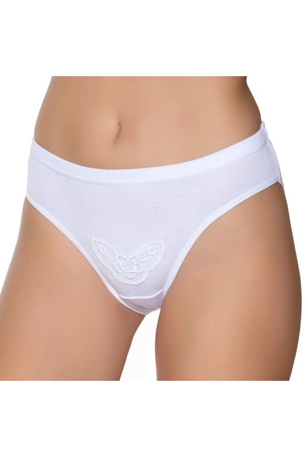 Gümüş İç Giyim 6005 Kadın Ribana Reçme Bel Papatya Bikini