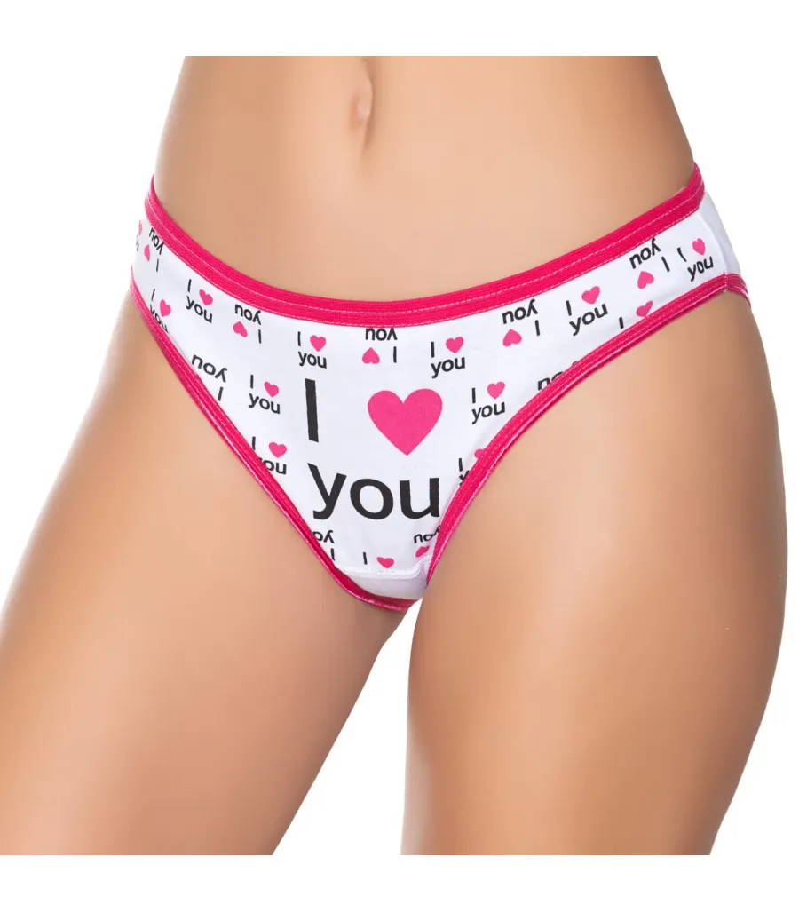 Gümüş İç Giyim 6015 Kadın Ribana İnce Bel Pastel Baskılı Bikini
