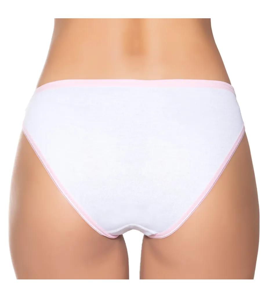 Gümüş İç Giyim 6015 Kadın Ribana İnce Bel Pastel Baskılı Bikini