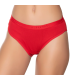 Gümüş 6016 Kadın Ribana Beli Gümüş Yazılı Bikini Kırmızı