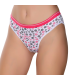 Gümüş İç Giyim 6018 Kadın Likralı Kemer Lastikli Baskılı Bikini
