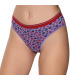 Gümüş İç Giyim 6018 Kadın Likralı Kemer Lastikli Baskılı Bikini