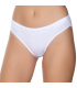 Gümüş İç Giyim 6021 Kadın Likralı Beli Dantelli Bikini Beyaz