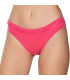 Gümüş İç Giyim 6021 Kadın Likralı Beli Dantelli Bikini Nar