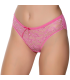Gümüş İç Giyim 6025 Kadın Likralı Tül Dantel Bikini Pembe