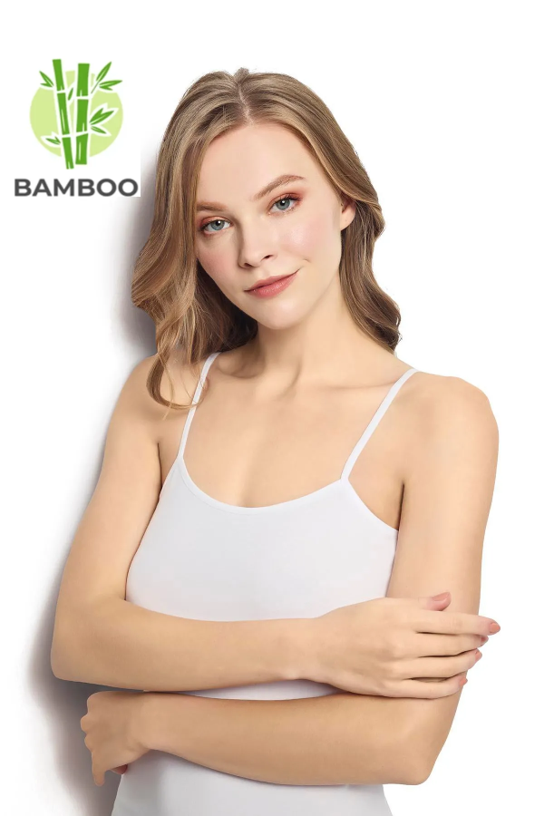 İntimo Kadın Bambu Atlet Beyaz
