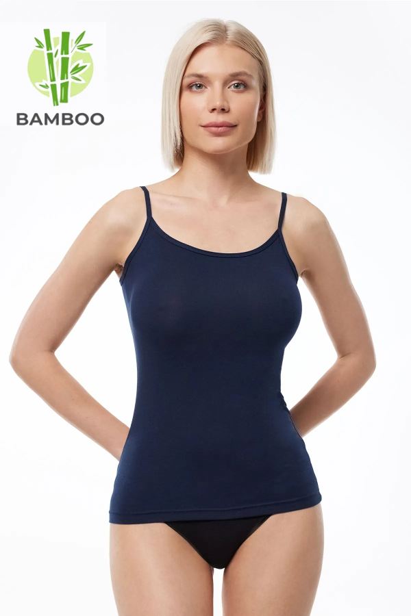 İntimo Kadın Bambu Atlet Lacivert