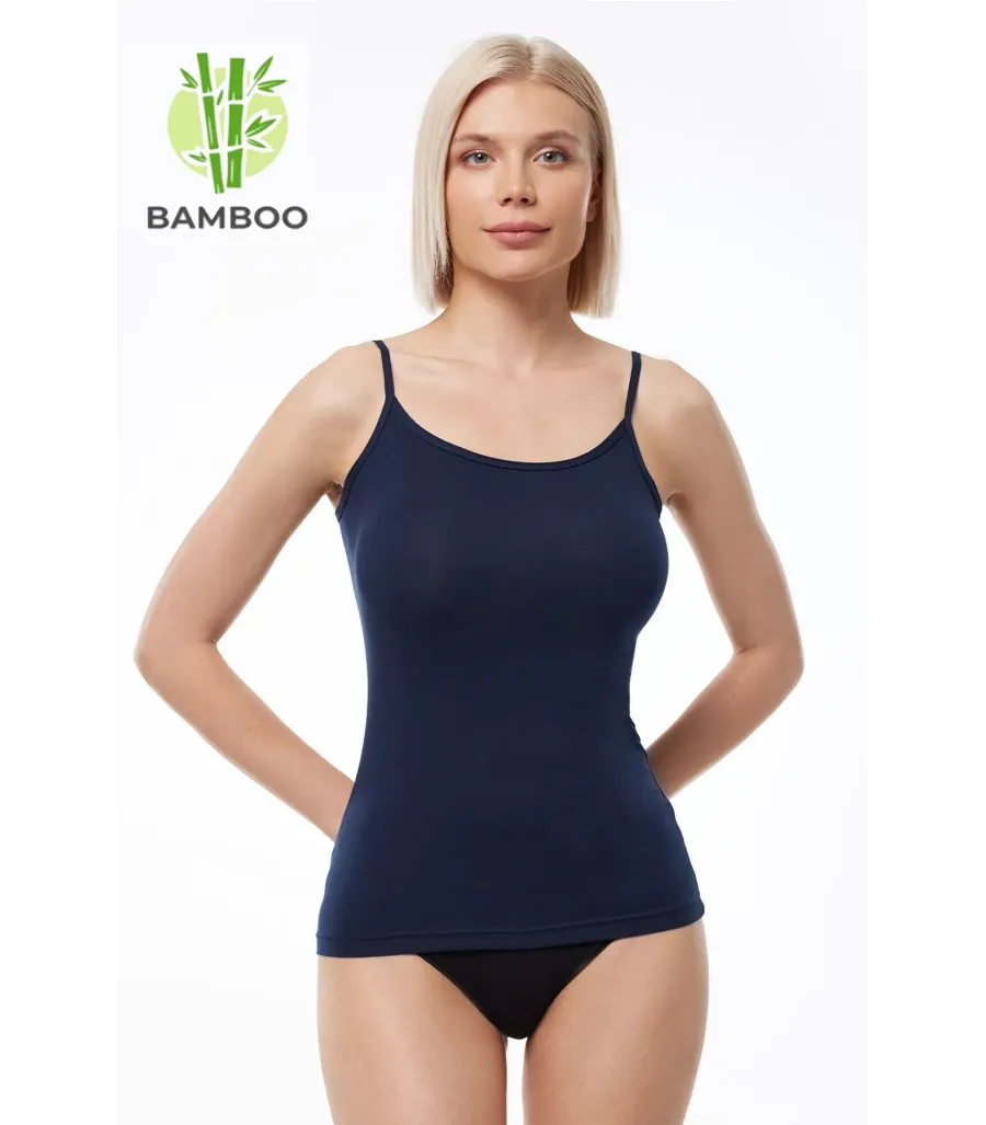 İntimo Kadın Bambu Atlet Lacivert