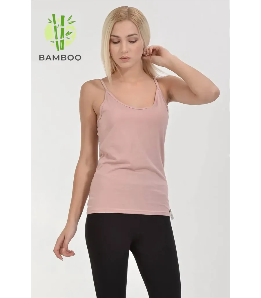 İntimo Kadın Bambu Atlet Pudra