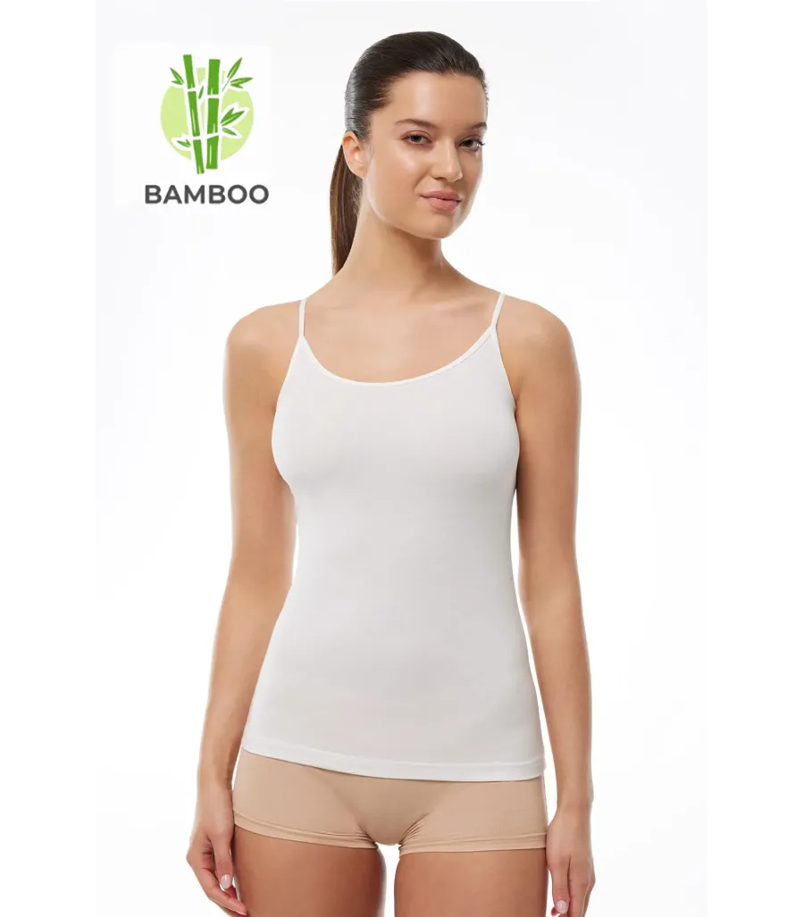 İntimo Kadın Bambu Atlet Ekru