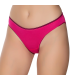 Gümüş İç Giyim 6036 Kadın Likralı Beli Çizgili Bikini Fuşya