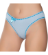 Gümüş İç Giyim 6039 Kadın Likralı Beli Şeritli Kurdeleli Bikini