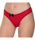 Gümüş İç Giyim 6039 Kadın Likralı Beli Şeritli Kurdeleli Bikini