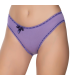 Gümüş İç Giyim 6039 Kadın Likralı Beli Şeritli Kurdeleli Bikini