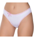 Gümüş İç Giyim 6039 Kadın Likralı Beli Şeritli Kurdeleli Bikini