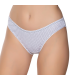 Gümüş İç Giyim 6043 Kadın Likralı İnce Bel Puantiyeli Bikini