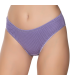 Gümüş İç Giyim 6043 Kadın Likralı İnce Bel Puantiyeli Bikini