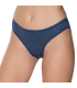 Gümüş İç Giyim 6043 Kadın Likralı İnce Bel Puantiyeli Bikini