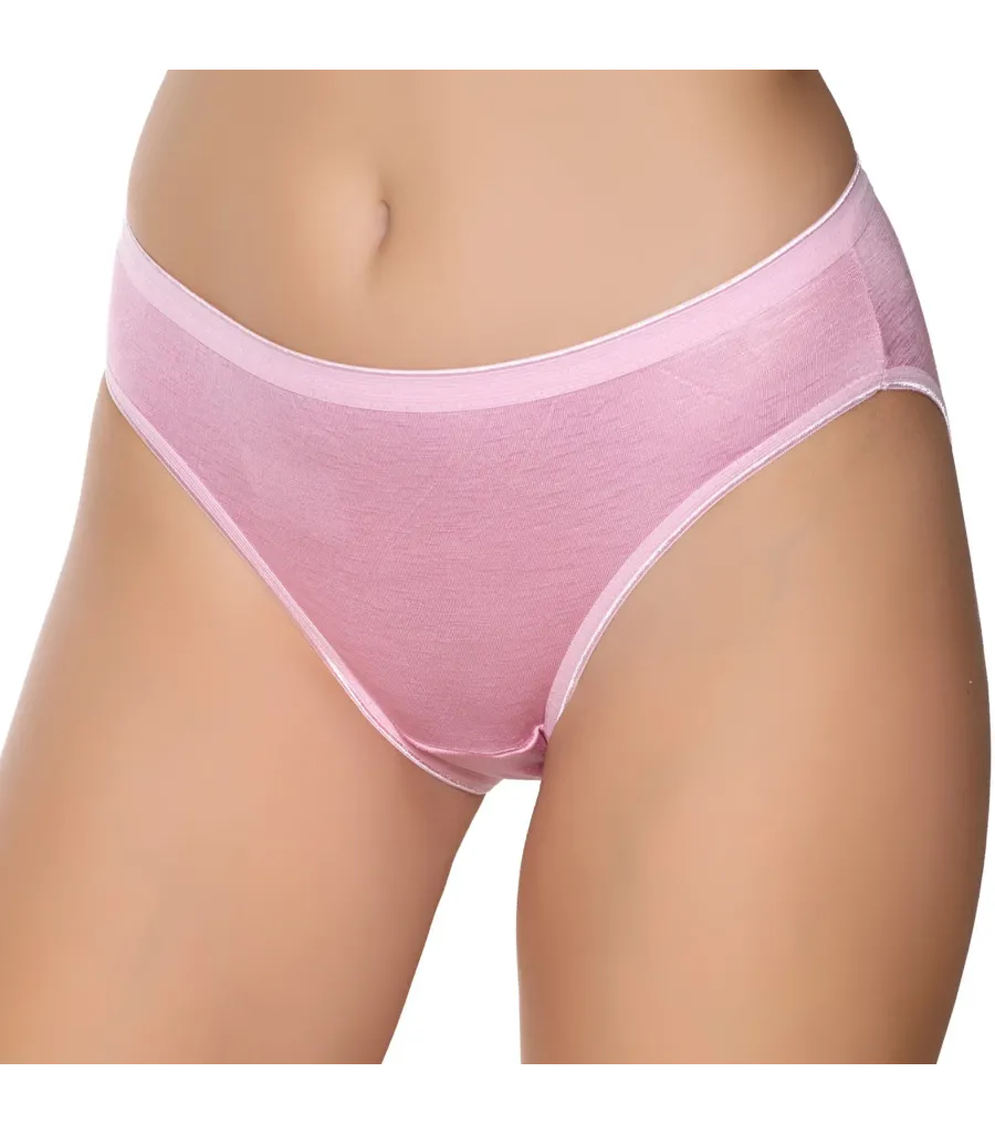 Gümüş İç Giyim 6045 Kadın Bambu İnce Bel Özel Dokulu Bikini