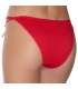 Gümüş İç Giyim 6046 Kadın Likralı İpli Tül Dantel Bikini Kırmızı