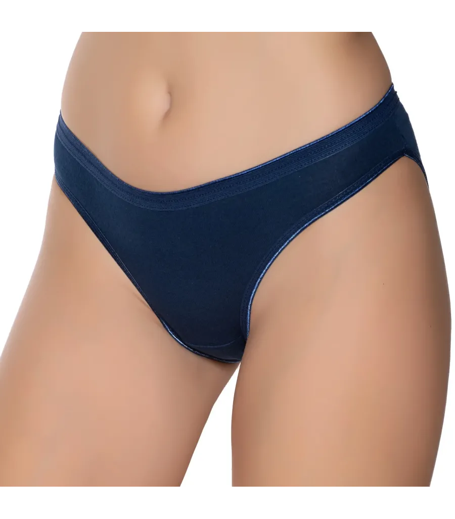 Gümüş İç Giyim 6051 Kadın Likralı İnce Bel İz Yapmaz Bikini