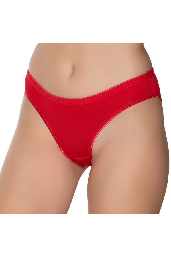 Gümüş İç Giyim 6051 Kadın Likralı İnce Bel İz Yapmaz Bikini