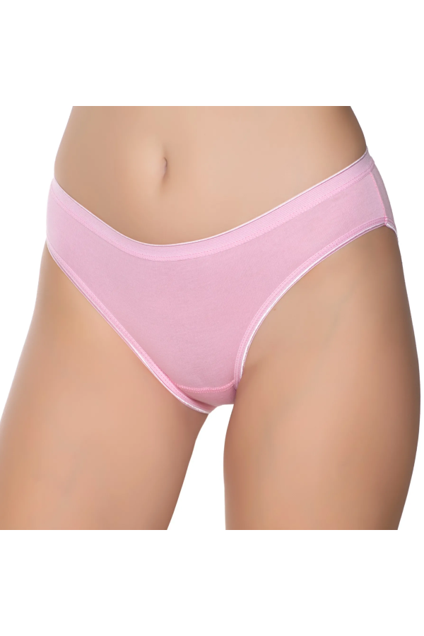 Gümüş İç Giyim 6051 Kadın Likralı İnce Bel İz Yapmaz Bikini Nar
