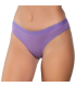 Gümüş İç Giyim 6052 Kadın Likralı Beli Simli Bikini Mor