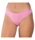 Gümüş İç Giyim 6052 Kadın Likralı Beli Simli Bikini Beyaz Pembe