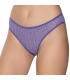 Gümüş İç Giyim 6067 Kadın Likralı Desenli Bikini Mor