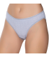 Gümüş İç Giyim 6067 Kadın Likralı Desenli Bikini Gri