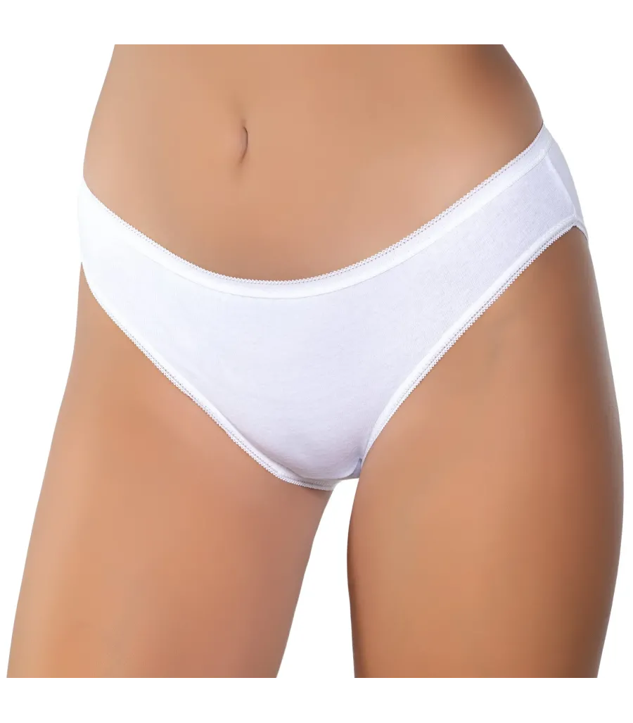 Gümüş İç Giyim 6088 Kadın Ribana Bikini Beyaz