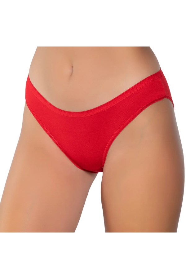 Gümüş İç Giyim 6088 Kadın Ribana Bikini Kırmızı