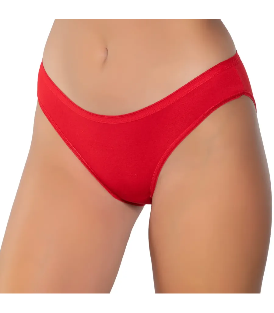 Gümüş İç Giyim 6088 Kadın Ribana Bikini Kırmızı