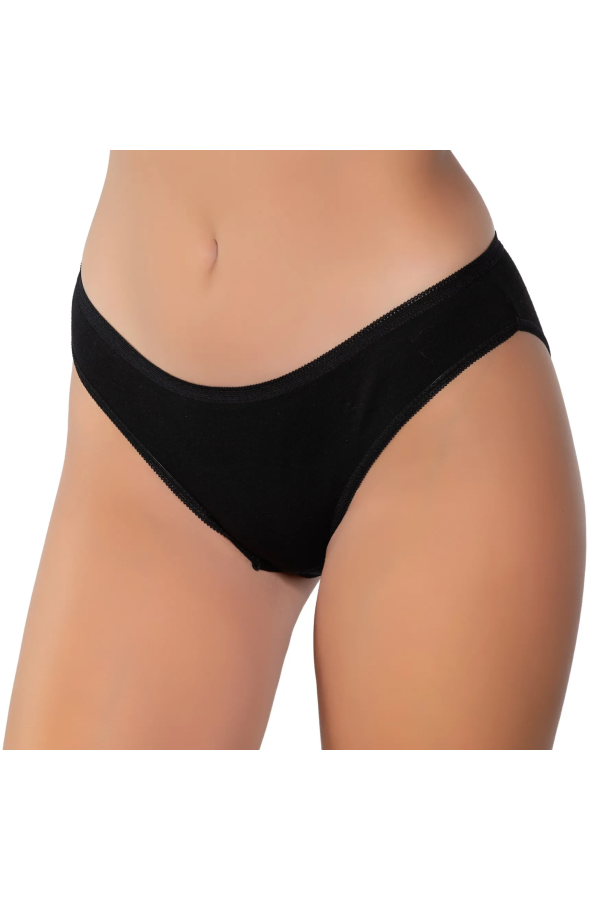 Gümüş İç Giyim 6088 Kadın Ribana Bikini Siyah