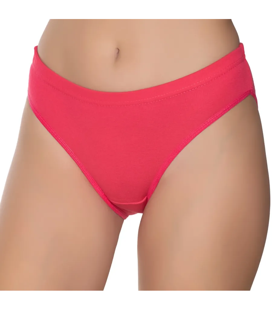 Gümüş İç Giyim 6090 Kadın Ribana Reçme Bel Bikini Nar Çiçeği