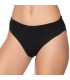 Gümüş İç Giyim 6090 Kadın Ribana Reçme Bel Bikini Siyah