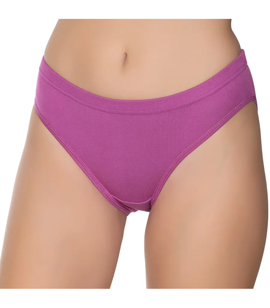 Gümüş İç Giyim 6090 Kadın Ribana Reçme Bel Bikini Orkide