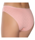 Gümüş İç Giyim 6092 Kadın Jakarlı Kalp Desenli Bikini Somon